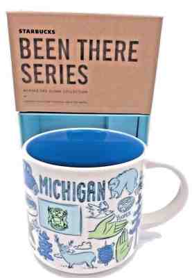 NEW Starbucks Mug MICHIGAN BEEN THERE Series Collectible Large 14 oz Coffee Cup - Sold on eBay Dec, 10th 2018 for $19.95