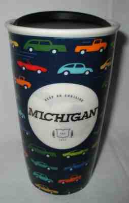 New Ceramic STARBUCKS Michigan KEEP ON CRUISING COFFEE MUG Woodward Cruise CARS - Sold on eBay Dec, 3rd 2018 for $36.00