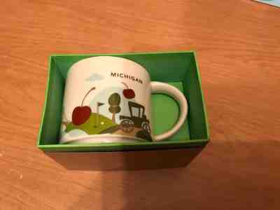 Starbucks You Are Here Michigan 14 oz Mug - Sold on eBay Nov, 18th 2018 for $19.95