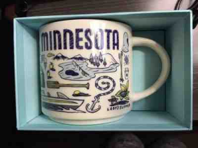 Starbucks 14oz Mug "Been There Series" Across The Globe Collection Minnesota - Sold on eBay Dec, 3rd 2018 for $29.99
