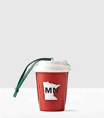New Starbucks Local Ornament USA State Collection Minnesota 2016 - Sold on eBay Nov, 25th 2018 for $13.99