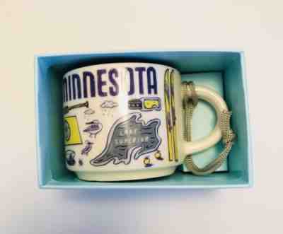 STARBUCK’S Minnesota Mini Been There Series 2018 Espresso Size Mug Ornament - Sold on eBay Nov, 4th 2018 for $25.00