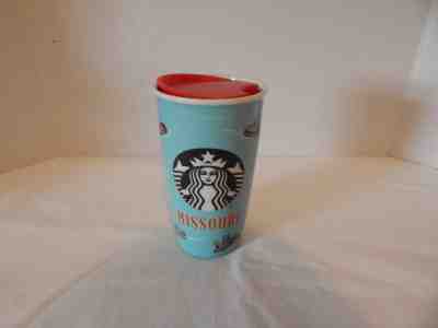 Starbucks Missouri Tumbler Ceramic Double Wall Traveler 12 Ozs Cup  - Sold on eBay Dec, 1st 2018 for $9.99