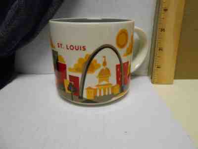 Starbucks You Are Here Mug St Louis  City Cup Coffee Tea Missouri - Sold on eBay Nov, 16th 2018 for $24.95