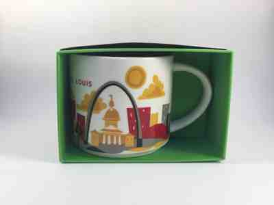 Starbucks 14 oz Coffee Mug You Are Here St Louis MO Missouri NIB - Sold on eBay Oct, 31st 2018 for $24.99