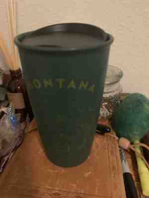 Montana Ceramic Travel Mug Starbucks MT Green Grizzly NWT 12oz - Sold on eBay Dec, 14th 2018 for $28.40