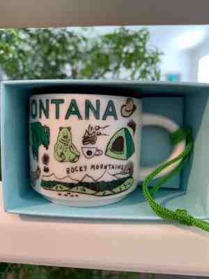 Starbucks Been There Ornament MONTANA - Sold on eBay Dec, 3rd 2018 for $24.99