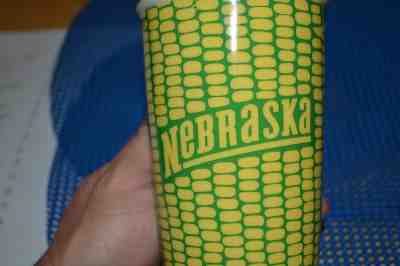STARBUCKS 12oz  NEBRASKA CERAMIC city/state TRAVEL MUG CORNHUSKERS  - Sold on eBay Dec, 4th 2018 for $32.50