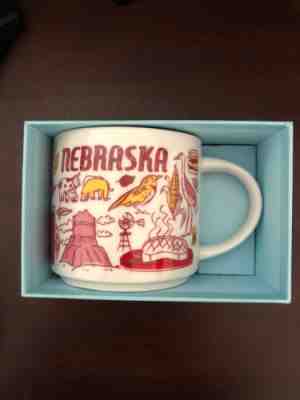 Starbucks Coffee Mug Been There Series Across The Globe Collection Nebraska - Sold on eBay Nov, 29th 2018 for $30.00
