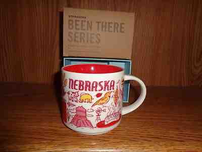 NEBRASKA  STARBUCKS 'BEEN THERE SERIES'  MUG 14 OZ; NEW IN BOX - Sold on eBay Nov, 24th 2018 for $32.95