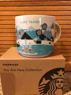Starbucks Lake Tahoe Nevada You Are Here 14oz Mug Cup YAH New In Box NIB - Sold on eBay Dec, 15th 2018 for $24.99