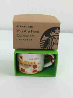 Starbucks Demitasse LAS VEGAS, Nevada YAH You Are Here Mini mug Ornament 2oz NIB - Sold on eBay Dec, 13th 2018 for $19.89