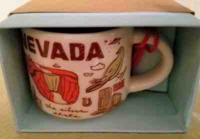 NEW Starbucks 2oz NEVADA Demitasse BEEN THERE Ornament Mug Cup - Sold on eBay Dec, 12th 2018 for $11.95