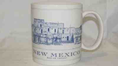 2008 Starbucks Blue Tan New Mexico Coffee Cup Mug 18 fl. oz. - Sold on eBay Dec, 5th 2018 for $9.95