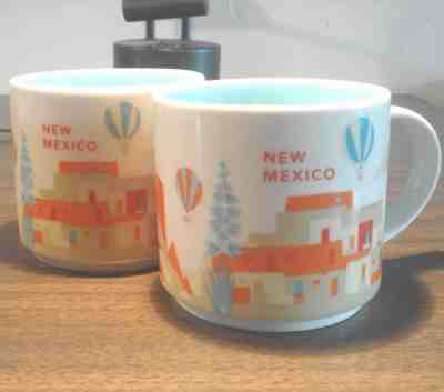 STARBUCKS You Are Here Collection  2 new mexico  coffee cups  14 Oz  2015 - Sold on eBay Sep, 17th 2018 for $12.50
