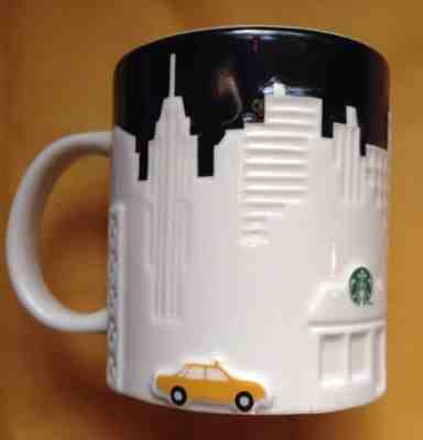 2012 STARBUCKS COLLECTOR SERIES COFFEE MUG, NEW YORK CITY, STATUE OF LIBERTY - Sold on eBay Dec, 15th 2018 for $24.99