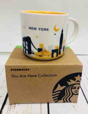 NIB Starbucks Mug New York You Are Here Collection 14 OZ DISCONTINUED - Sold on eBay Dec, 6th 2018 for $23.99