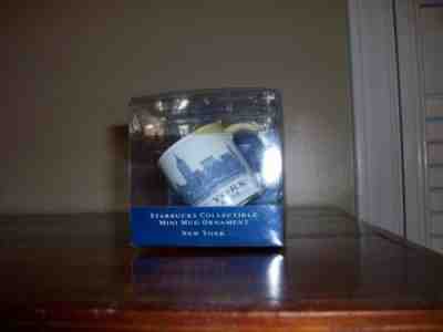 Starbucks NYC / New York City Collectible Mini Mug Ornament 2fl oz.  - Sold on eBay Dec, 6th 2018 for $24.99