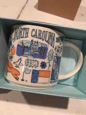Starbucks 14oz Mug Been There Series Across The Globe Collection North Carolina - Sold on eBay Dec, 12th 2018 for $15.99