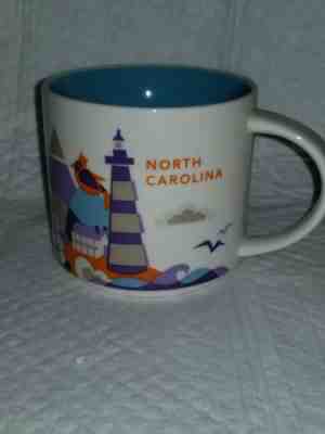 Starbucks North Carolina You Are Here collectors 14 oz. mug  - Sold on eBay Dec, 8th 2018 for $12.00