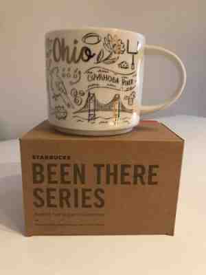 Starbucks Coffee Mug Ohio Been There Series 14 Oz Gold Christmas Edition 2018 - Sold on eBay Dec, 12th 2018 for $30.00