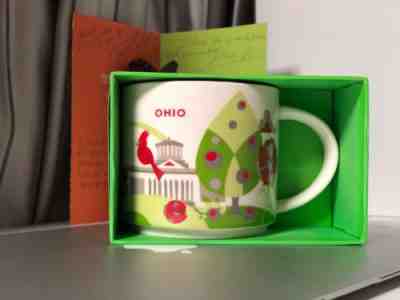 STARBUCKS YOU ARE HERE COLLECTION OHIO 14OZ MUG - Sold on eBay Dec, 7th 2018 for $18.99