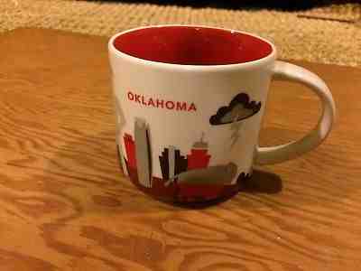 14 oz. Starbucks Coffee You Are Here Mug, Oklahoma, oil derrick - Sold on eBay Nov, 17th 2018 for $12.95