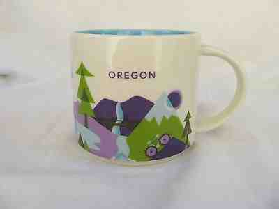 Starbucks 2015 YOU ARE HERE OREGON Coffee Mug 14 oz DISPLAY EUC - Sold on eBay Dec, 10th 2018 for $9.99
