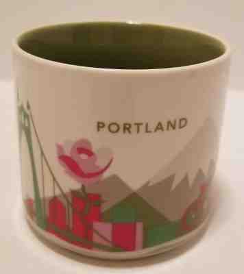 2013 Starbucks You are Here Collection Portland Oregon Modernist Coffee Mug Cup - Sold on eBay Dec, 9th 2018 for $10.50