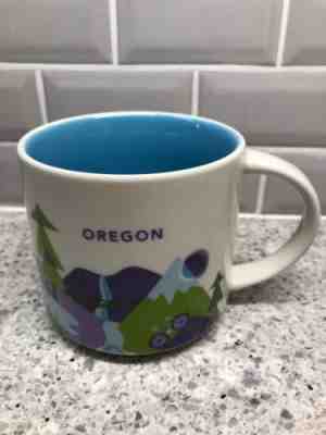 Starbucks Oregon 14oz Coffee Mug You Are Here Collection - Sold on eBay Dec, 8th 2018 for $12.00