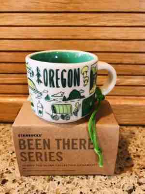 Starbucks OREGON BEEN THERE Ornament You Are Here 2018 Coffee Cup Mug Demitasse - Sold on eBay Dec, 8th 2018 for $19.79