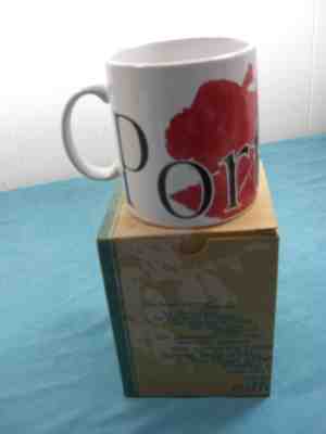 Portland Oregon The City Of Roses STARBUCKS City Mug 1994 - Sold on eBay Dec, 6th 2018 for $24.95
