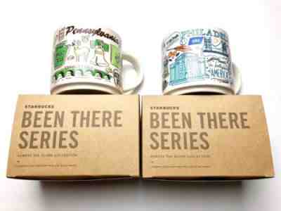 NEW Starbucks Philadelphia & Pennsylvania Been There Series Mugs 14oz - Sold on eBay Nov, 24th 2018 for $49.99