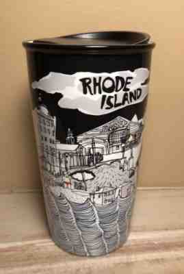 Starbucks Been There Rhode Island 12 oz Ceramic Tumbler Travel Mug NEW - Sold on eBay Nov, 22nd 2018 for $34.95