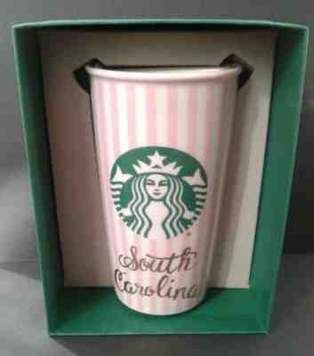 Starbucks Local Collection SOUTH CAROLINA SC Double Wall Traveler 12 oz  - Sold on eBay Nov, 3rd 2018 for $74.00