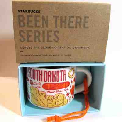 Starbucks South Dakota Ornament Been There Mug 2oz Shot Cup Christmas 2018 NEW - Sold on eBay Dec, 8th 2018 for $23.11
