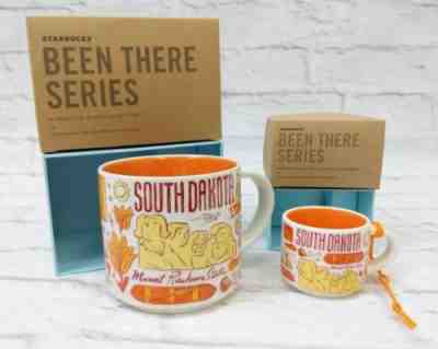 Starbucks South Dakota Ornament Mug Set Lot Been There Series Across the Globe  - Sold on eBay Nov, 26th 2018 for $64.99