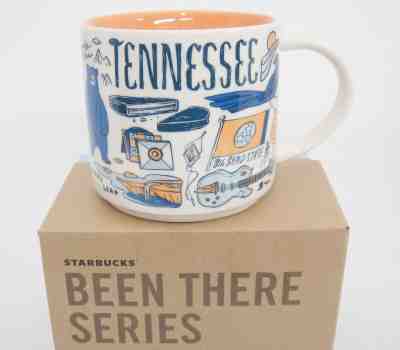 Starbucks Tennessee Been There Mug 2018 Orange Big Bend State Smoky Mtns Guitar - Sold on eBay Dec, 10th 2018 for $24.99