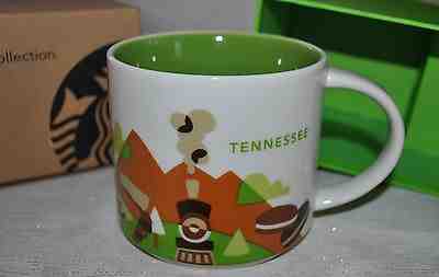 New Starbucks YOU ARE HERE Collection TENNESSEE  COffee Tea Mug/Cup BOX - Sold on eBay Dec, 8th 2018 for $29.45