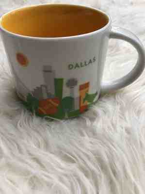 STARBUCKS YOU ARE HERE DALLAS COFFEE MUG CUP TEXAS STATE COLLECTIBLE 14 OZ. - Sold on eBay Dec, 15th 2018 for $25.00