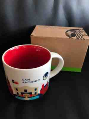 Starbucks Coffee You Are Here Collectors Mug 14 Oz San Antonio Texas - Sold on eBay Dec, 14th 2018 for $16.50