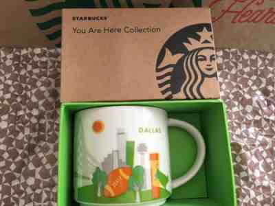 Starbucks Coffee 14oz YAH Mug 2017 DALLAS TEXAS You Are Here Collection NWT, box - Sold on eBay Dec, 14th 2018 for $18.95