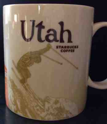 Starbucks UTAH Global 2012 Downhill Skier Ceramic Mug w/ original pricetag - Sold on eBay Dec, 8th 2018 for $158.00