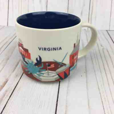 Starbucks Ornament Cup YAH VIRGINIA You Are Here Espresso Mini Mug Demitasse - Sold on eBay Dec, 14th 2018 for $24.95