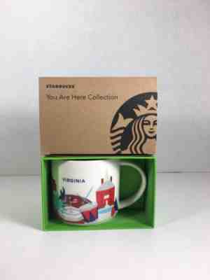 STARBUCKS You are Here Collection Virginia 14 oz Lg. Ceramic Coffee,Tea Mug Cup - Sold on eBay Dec, 8th 2018 for $16.36