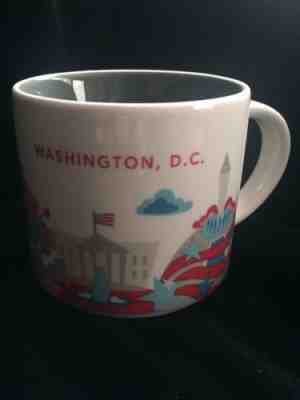 STARBUCKS You Are Here Washington DC Cherry blossoms Coffee Tea Mug 2013 - Sold on eBay Dec, 14th 2018 for $21.99