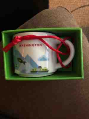 Starbucks You Are Here Ornament Washington State - Sold on eBay Dec, 14th 2018 for $5.00