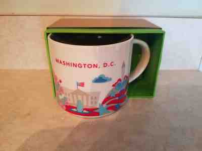 Starbucks Washington D.C. YAH You Are Here 14oz Mug DISCONTINUED - NEW IN BOX - Sold on eBay Dec, 14th 2018 for $24.95