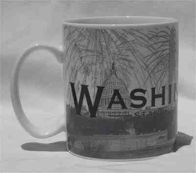 2002 Starbucks Skyline Series One Washington DC Coffee Mug - Sold on eBay Dec, 14th 2018 for $7.99