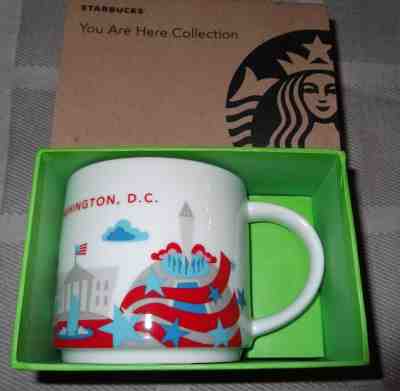 STARBUCKS Washington DC 2015 YOU ARE HERE YAH MUG US CAPITOL 14oz NIB Green Box - Sold on eBay Dec, 13th 2018 for $21.95